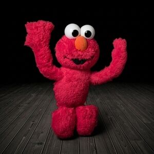 Peek-a-Boo Elmo plush Hasbro Sesame Street Iconic Red monster Collectable Elmo